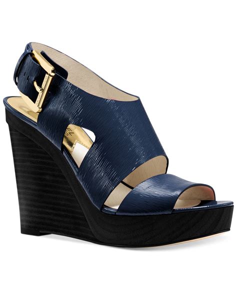 michael kors porter platform|michael kors platform wedge sandals.